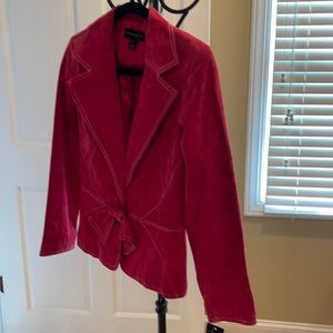 Bagatelle suede leather jacket NWT